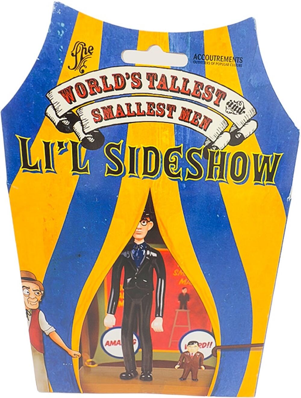 Accoutrements Li'l Sideshow Carnival World's Tallest Smallest Men 11652 in Box